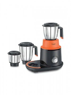 Prestige Stack O Mix Black & Orange 4 Pieces 750 W Mixer Grinder With Jars