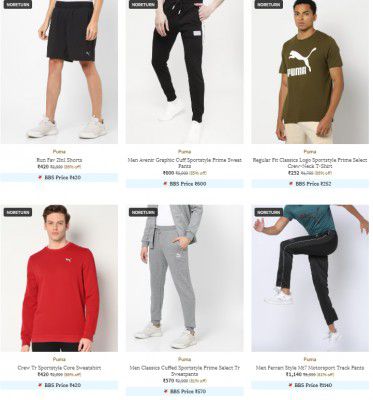 Ajio : UP TO 72% OFF ON PUMA Clothing | For Men