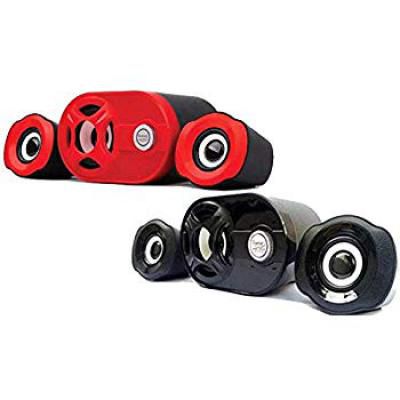 QUANTUM QHM 6200 USB 2.1 Mini Speaker Assorted Color (Black or red)