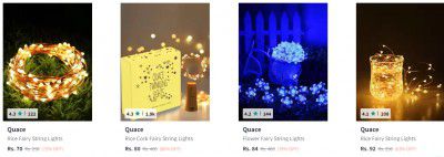 Quace Decorative Lights starting @₹99
