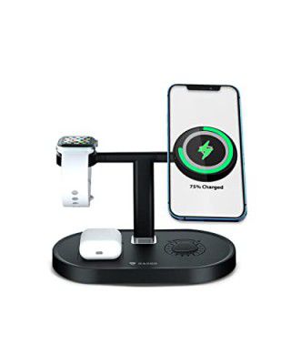 RAEGR MagFix Arc M1400 | 3 in 1| 15W Mag-Safe Compatible Wireless Charging Station