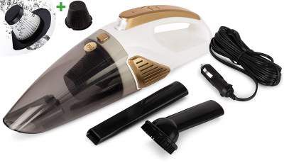 RNG EKO GREEN 8.9KPA/200 Watt Dynamic Power Car Vacuum Cleaner with Stainless Steel HEPA Filter- 12V