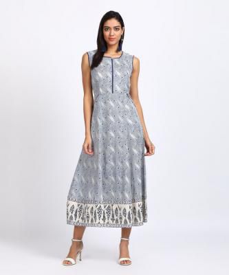Rangriti Women Maxi Blue Dress