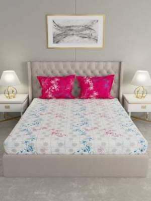 Raymond Home 104 TC Cotton Double Bedsheet (Pack of 1)