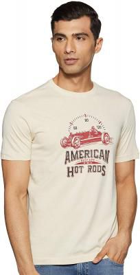  Red Tape Men's Printed Regular Fit T-Shirt