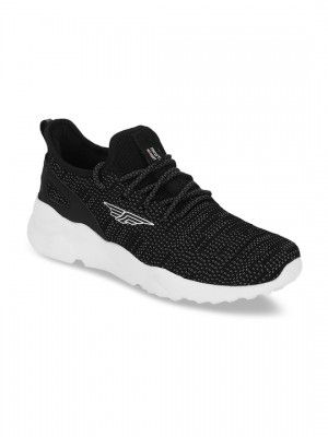 Red Tape Women Black Mesh Walking Shoes