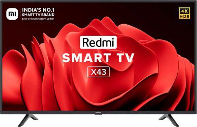 Redmi 43" 4K Ultra HD Android Smart LED TV X43 | L43R7-7AIN