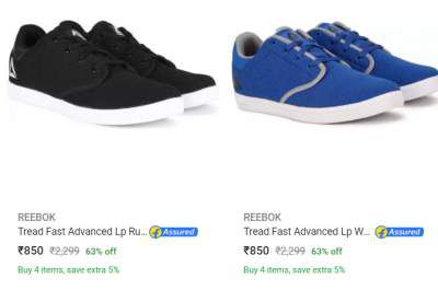 Reebok Sports Shoes Min.60% Off