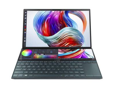 (Renewed) ASUS ZenBook Duo UX481FL-BM5811T Intel Core i5 10th Gen 14-inch FHD Thin and Light Laptop (8GB RAM/512GB NVMe SSD/Windows 10/2GB NVIDIA GeForce MX250 Graphics/ScreenPad Plus/1.50 Kg)
