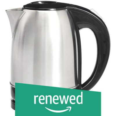 (Renewed) Amazon Brand - Solimo Stainless Steel Electric Kettle (1.7 Lit, 2000W)
