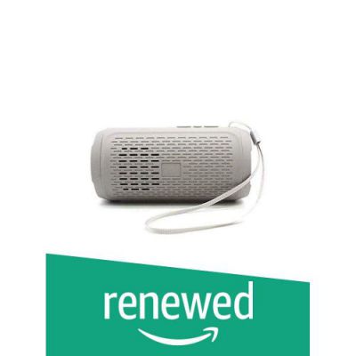 (Renewed) BRIX FD-2 Portable Wireless Bluetooth Speaker with Built-in Mic (Gray)