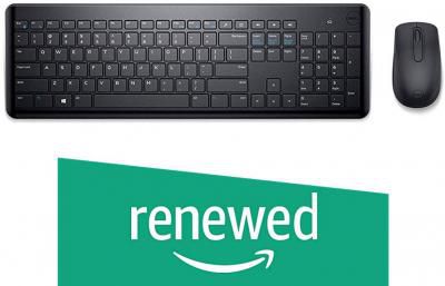 (Renewed) DELL SK-8125 Wireless Keyboard and Mouse Combo (Black)