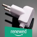 (Renewed) Indian Style/EU Plug Adapter Duck Head for Power Adapters of Apple MacBook,Powerbook, Pro, Air, iPod, iPhone, iPad, iBook...