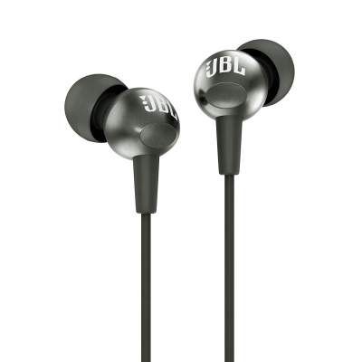 (Renewed) JBL C200SI in-Ear Headphones with Mic (Gun Metal)