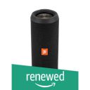 (Renewed) JBL Flip 3 Stealth Waterproof Portable Bluetooth Speaker (Black)...