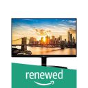(Renewed) LG 22 inch (55cm) LCD Monitor - Full HD, IPS Panel with VGA, HDMI, DVI, Heaphone Ports - 22MP68VQ (Black)...