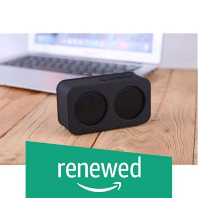 (Renewed) Live Tech Melody Portable Wireless Bluetooth Speakers (Black)