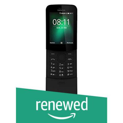 (Renewed) Nokia 8110 4G (Black)
