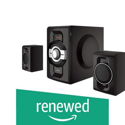 (Renewed) Philips MMS2260B 2.1 CH Bluetooth Multimedia Speakers