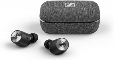 (Renewed) Sennheiser Momentum Truly Wireless Bluetooth In Ear Earbuds with Mic (Black)