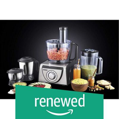 (Renewed) Usha Food Processor with Premium SS Finish FP3810