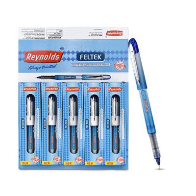 Reynolds Ball Pen I Lightweight Ball Pen With Comfortable Grip for Extra Smooth Writing 5 CT BOX - BLACK