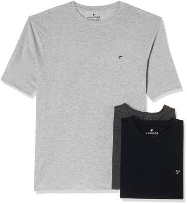 Ruggers by Unlimited Men's Solid Regular Fit T-Shirt (Pack of 3)