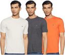 Ruggers by Unlimited Men's Solid Regular Fit T-Shirt (Pack of 3) (Colors & Print May Vary)...