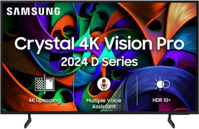 SAMSUNG D Series Brighter Crystal 4K Vision Pro 43" Ultra HD (4K) LED Smart Tizen TV (UA43DUE76AKLXL)