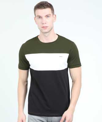 SKULT by Shahid Kapoor Color Block Men Round Neck Multicolor T-Shirt 
