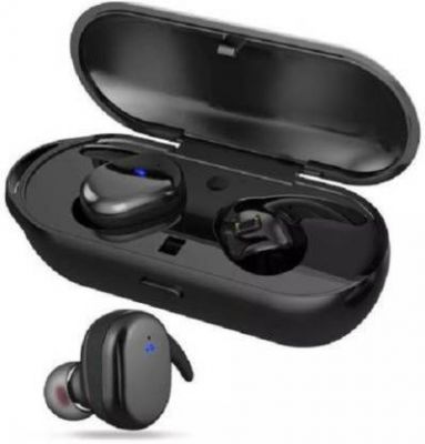 STROMBUCKS Sport Wireless v5.0 Mini Bluetooth Earbuds Bluetooth Headset with Mic (Black, In the Ear)