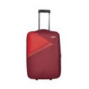 Safari Angle 80 Cms Polyester Red Check-In 2 Wheels Soft Suitcase...