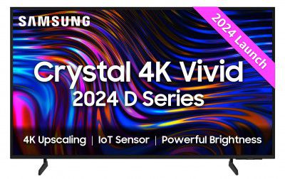 [Extra Rs 3100 Off] Samsung 43" D Series Crystal 4K Vivid Ultra HD Smart LED TV UA43DUE70BKLXL