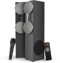 Sansui WaveBlast 2 Karaoke Compatible, Thunder Bass, Stereophonic Sound 84 W Bluetooth Tower Speaker (Black, 2.0 Channel)...