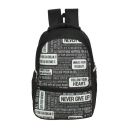 Sassie 32 Ltrs Black Printed Casual Bagpack/School Bag/Backpack...