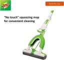 Scotch Brite Butterfly Plastic Mop and Refill Combo (Green)...