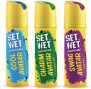 Set Wet Cool, Charm and Swag Avatar Deodorant Spray - For Men (450 ml, Pack of 3)...