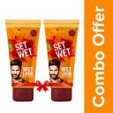 Set Wet Wet Look Hair Styling Gel For Men, 100ml (Pack of 2)...