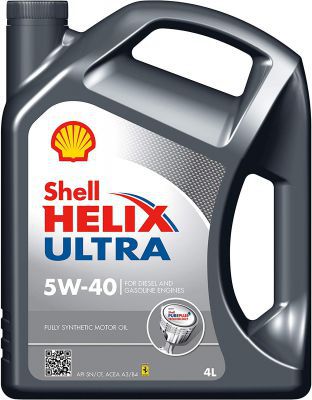 Shell Helix Ultra 550041109 5W-40 API SN Fully Synthetic Car Engine Oil (4 L)