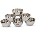 Shubham Steel Bowl 6 Pcs Set 9Cm Small - M Vatti S10...