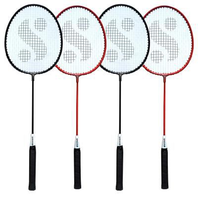 Silvers SIL-SM-COMBO-7 Aluminum Badminton Racquet, Pack of 4