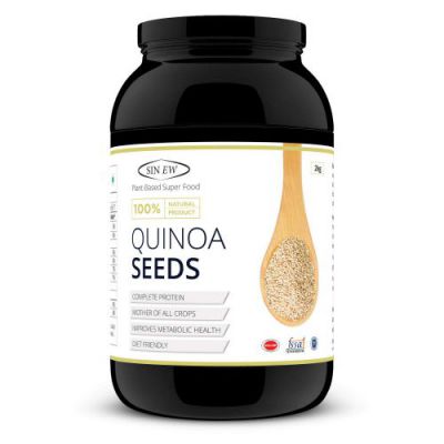 Sinew Nutrition Gluten Free White Quinoa Seeds, 2 kg