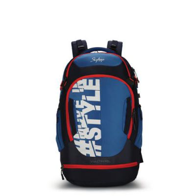 Skybags Vulcan 56 cms Blue Weekender Backpack