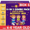 SmartoKids Activity Box (11-in-1 Set)-Learning & Educational Gift Pack for 4 to 6 age...