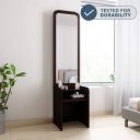 Amazon Brand - Solimo Polaris Engineered Wood Dressing Table (Imperial Teak)...
