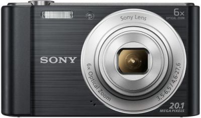 Sony Cybershot DSC-W810/B 20.1MP Digital Camera Memory Card 16GB (Black) + Bag