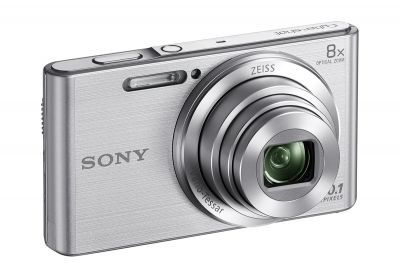 Sony Cybershot DSC-W830/S 20.1MP Digital Camera (Silver) with 8X Optical Zoom and Camera Case