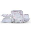 Soogo Opalware Dinner Set, 27-Pieces...