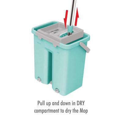 Spotzero by Milton Flat Mop (Aqua Green)