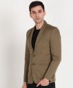 Spykar Solid Single Breasted Casual Men Blazer...
